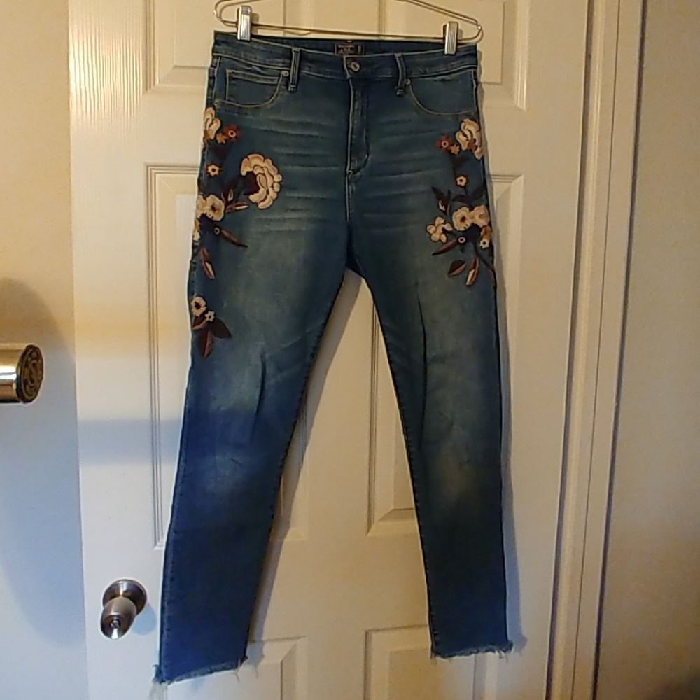 Embroidered jeans